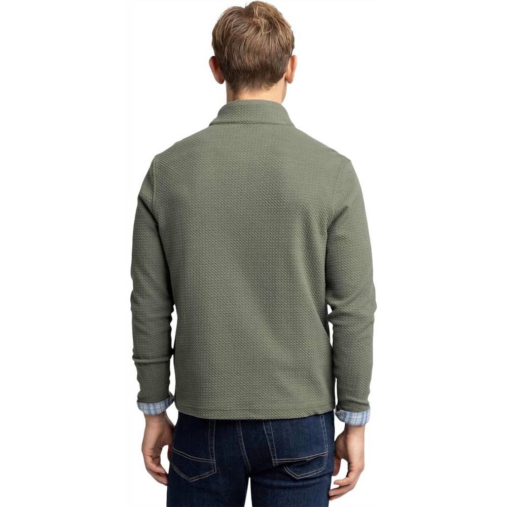 NEW SOUTHERN TIDE outbound quarter zip top in heather gulf green - Picture 2 of 3